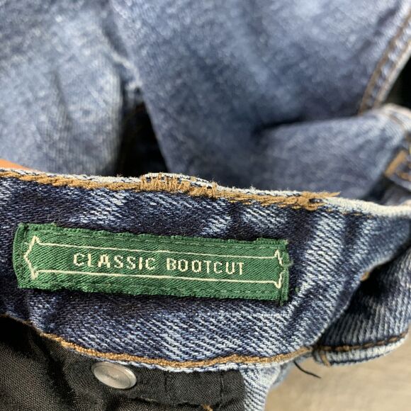 Ralph Lauren Womens Classic Bootcut Jeans Size 14 34x29 High Rise Stretch - Picture 10 of 10